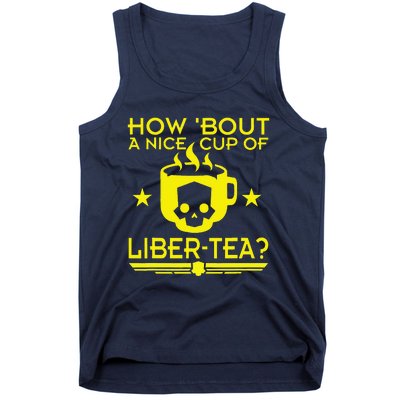 How About A Nice Cup Of Libert Tea Funny Tank Top