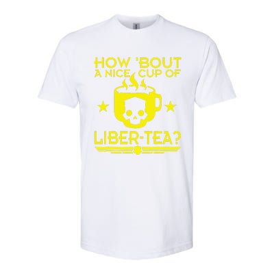 How About A Nice Cup Of Libert Tea Funny Softstyle® CVC T-Shirt