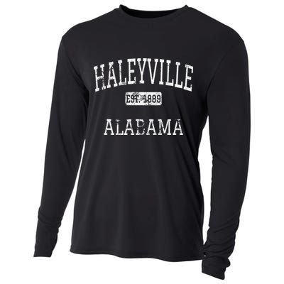 Haleyville Alabama Al Vintage Cooling Performance Long Sleeve Crew