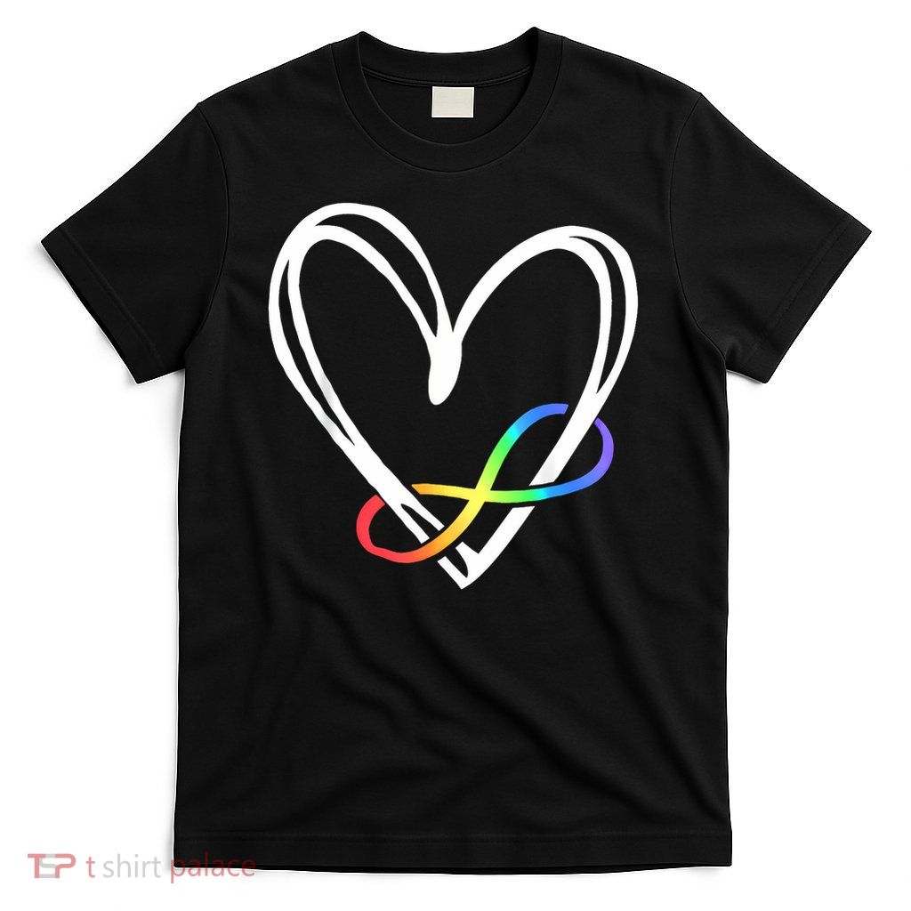 Heart Autism Awareness Love Needs No Words Tie Dye T-Shirt