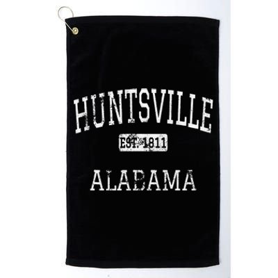 Huntsville Alabama Al Vintage Platinum Collection Golf Towel