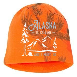 Hiking Adventure Alaska Is Calling And I Must Go Alaska Kati - Camo Knit Beanie