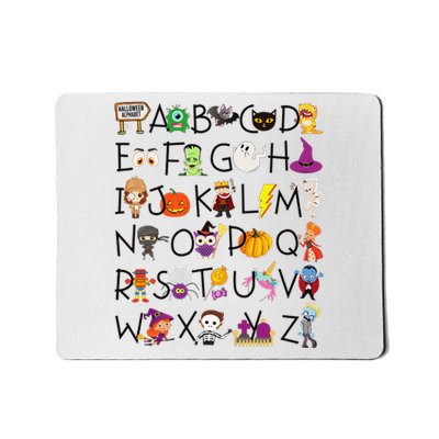 Halloween Alphabet ABCs Learning Kindergarten Teacher Mousepad