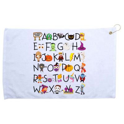 Halloween Alphabet ABCs Learning Kindergarten Teacher Grommeted Golf Towel