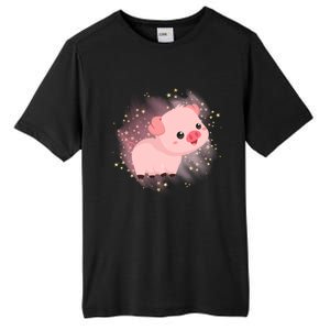 Happy And Adorable Piggy And Cute Gift Tall Fusion ChromaSoft Performance T-Shirt