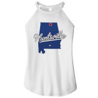 Huntsville Alabama Al Map Women’s Perfect Tri Rocker Tank