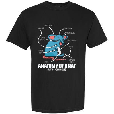 Humorous Animal Anatomy Rat Body Part For Rodent Lovers Meaningful Gift Garment-Dyed Heavyweight T-Shirt