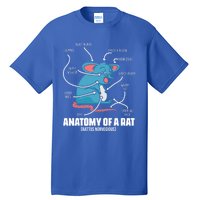 Humorous Animal Anatomy Rat Body Part For Rodent Lovers Meaningful Gift Tall T-Shirt