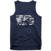 Hunting Archer American Flag Bowhunting Hunter Men Tank Top