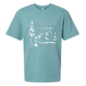 Hiking Adventure Alaska Is Calling And I Must Go Alaska Sueded Cloud Jersey T-Shirt