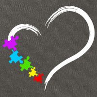 Heart Autism Awareness Love Puzzle Simple Idea Autism Family Cotton Canvas Backpack
