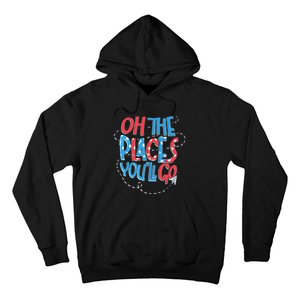 Hot Air Balloon Oh The Places You’Ll Go When You Read Hoodie