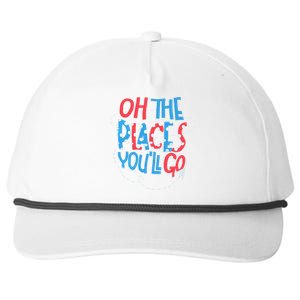 Hot Air Balloon Oh The Places You’Ll Go When You Read Snapback Five-Panel Rope Hat