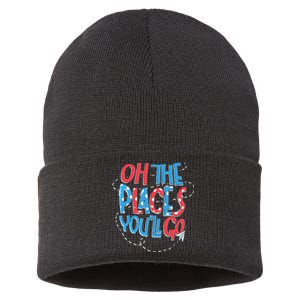 Hot Air Balloon Oh The Places You’Ll Go When You Read Sustainable Knit Beanie