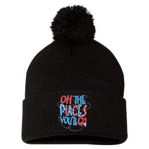 Hot Air Balloon Oh The Places You’Ll Go When You Read Pom Pom 12in Knit Beanie