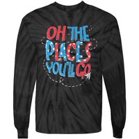 Hot Air Balloon Oh The Places You’Ll Go When You Read Tie-Dye Long Sleeve Shirt