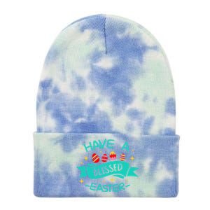 Have A Blessed Easter Blessings Jesus Christ Resurrection Gift Tie Dye 12in Knit Beanie