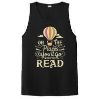 Hot Air Balloon Oh The Places You’Ll Go When You Read PosiCharge Competitor Tank