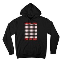 Having A Ball For 100 Days Of School 100th Baseball Hoodie