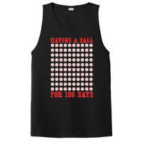 Having A Ball For 100 Days Of School 100th Baseball PosiCharge Competitor Tank