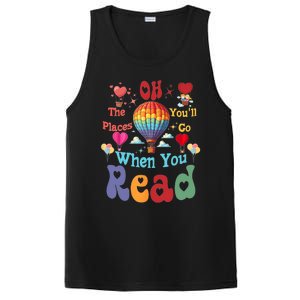 Hot Air Balloon Oh The Places You’Ll Go When You Read PosiCharge Competitor Tank