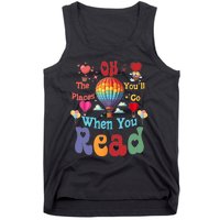 Hot Air Balloon Oh The Places You’Ll Go When You Read Tank Top