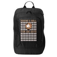 Having A Ball For 100 Day Of School 100th Days Baseball City Backpack