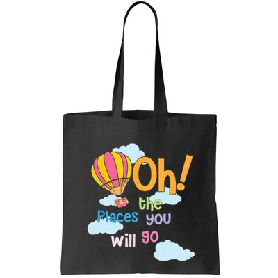 Hot Air Balloon Oh The Places You’Ll Go When You Read Bag