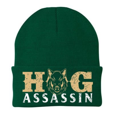 Hog Assassin Boar Hunting Wild Hog Hunter Knit Cap Winter Beanie