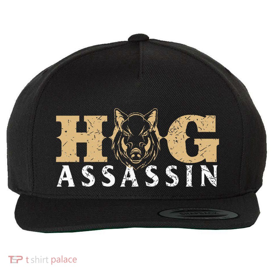 Hog Assassin Boar Hunting Wild Hog Hunter Wool Snapback Cap