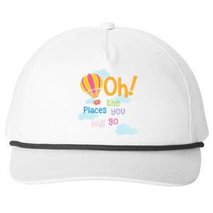 Hot Air Balloon Oh The Places You’Ll Go When You Read Snapback Five-Panel Rope Hat