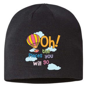 Hot Air Balloon Oh The Places You’Ll Go When You Read Sustainable Beanie