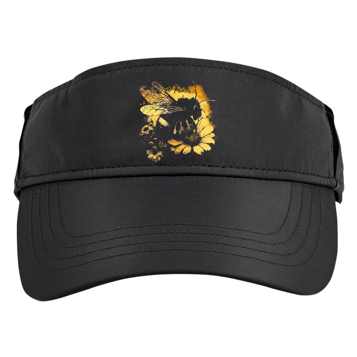 Honeybee And Bumble Bee For American Hive Beekeepers Adult Drive Performance Visor