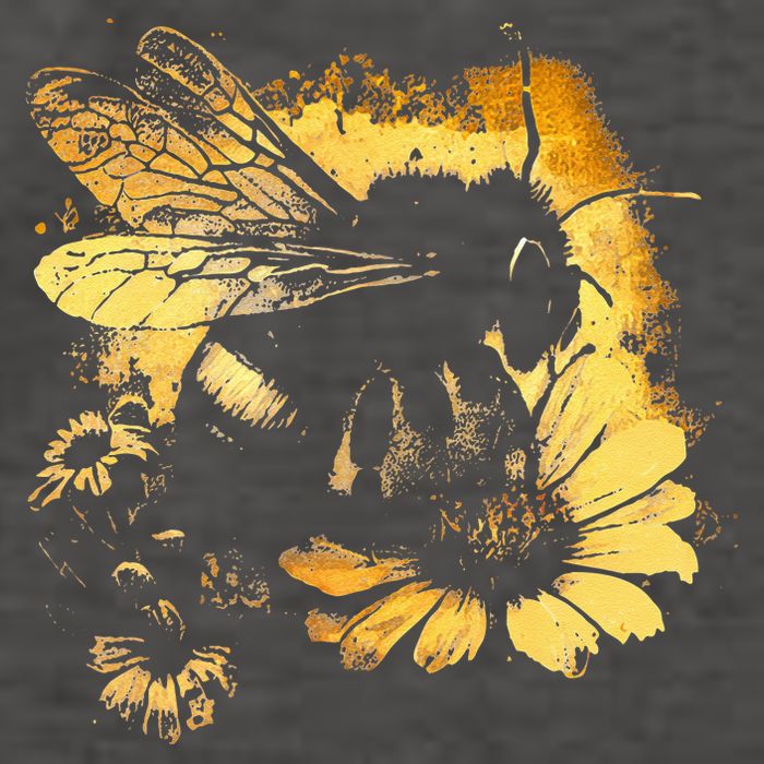 Honeybee And Bumble Bee For American Hive Beekeepers Vector Backpack