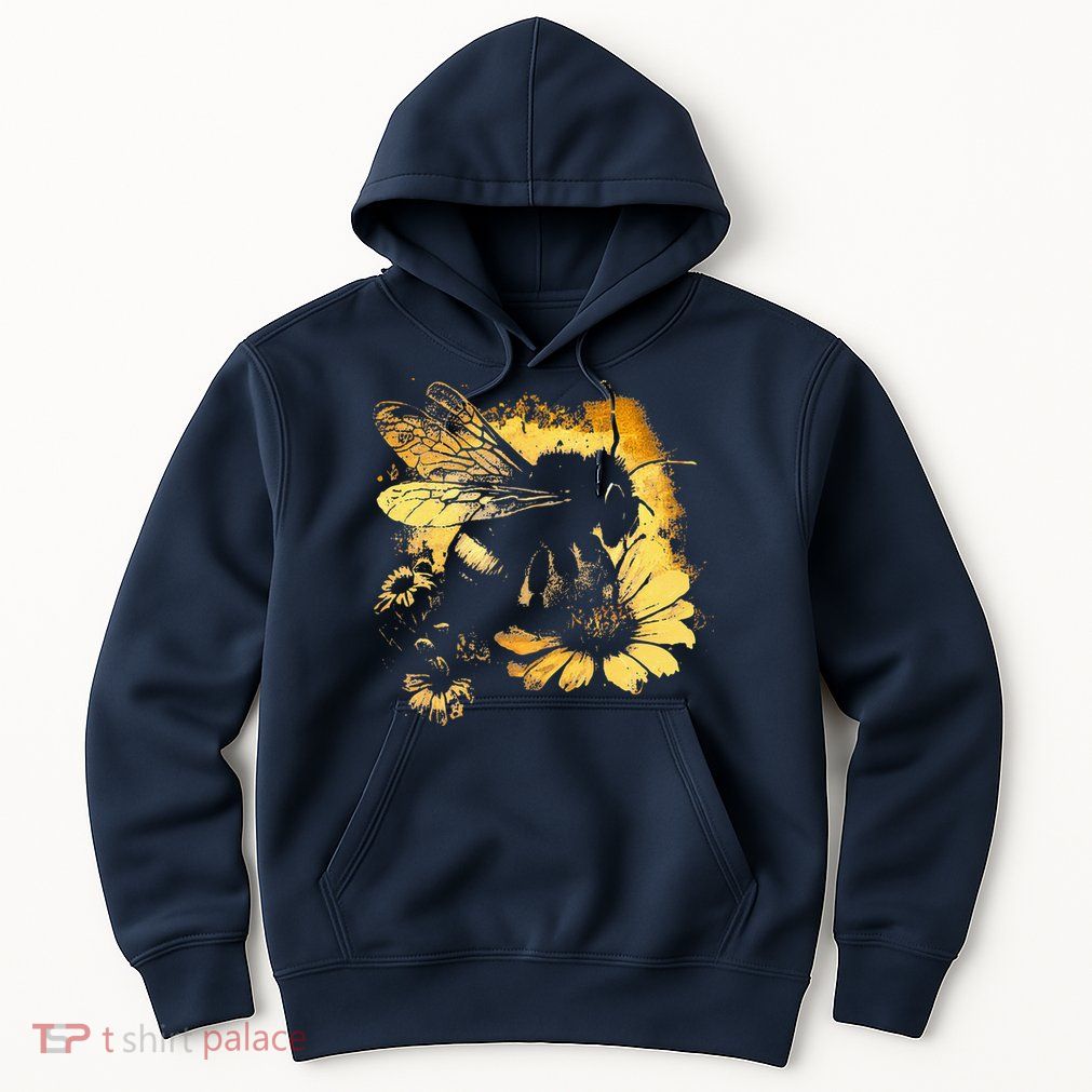 Honeybee And Bumble Bee For American Hive Beekeepers Hoodie