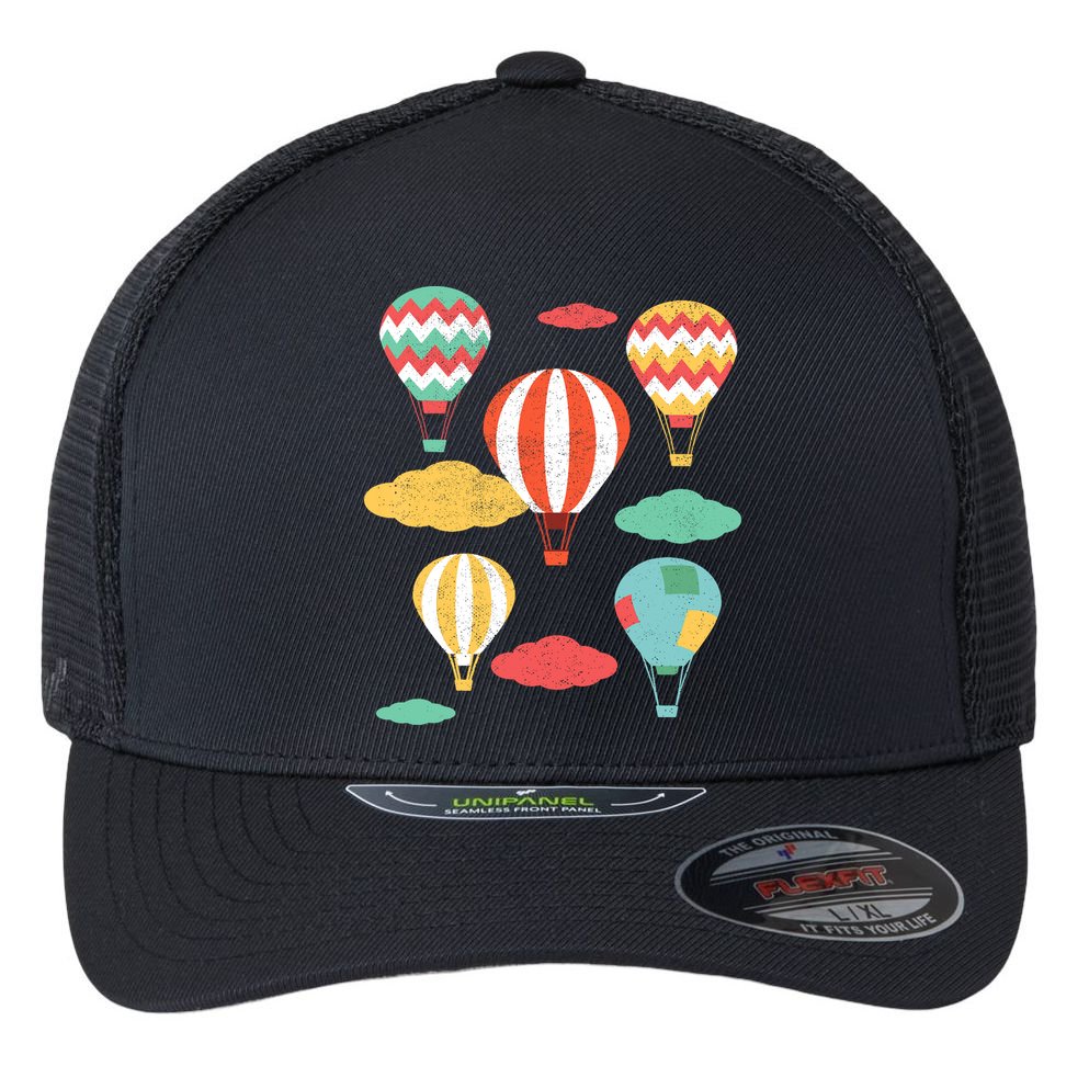 Hot Air Balloon Balloonist Hot Air Balloon Ride Flexfit Unipanel Trucker Cap