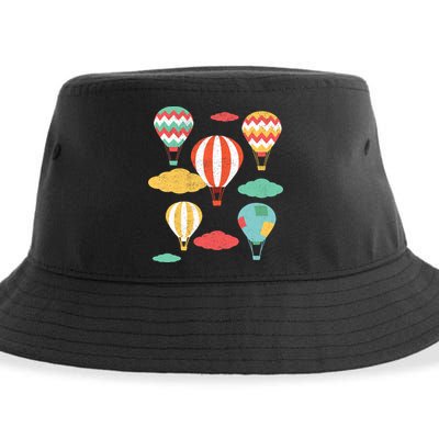 Hot Air Balloon Balloonist Hot Air Balloon Ride Sustainable Bucket Hat