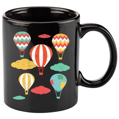 Hot Air Balloon Balloonist Hot Air Balloon Ride 11oz C Handle Ceramic Mug