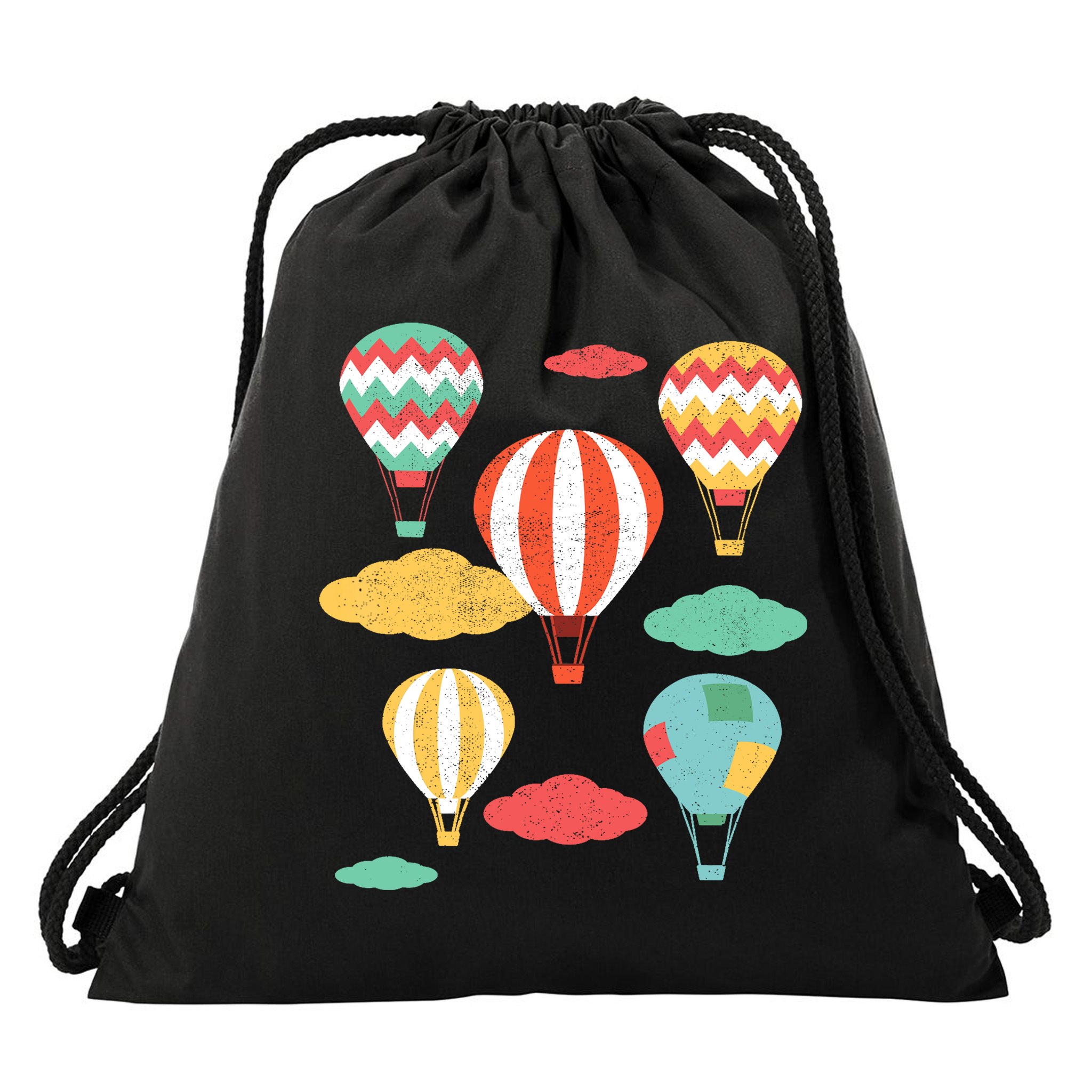 Hot Air Balloon Balloonist Hot Air Balloon Ride Drawstring Bag