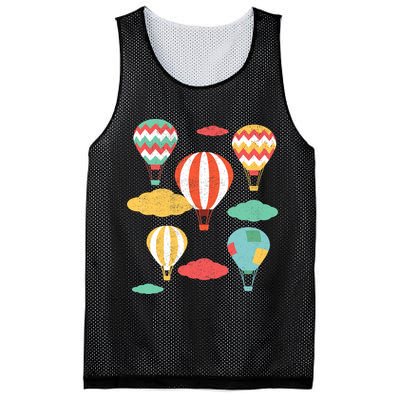 Hot Air Balloon Balloonist Hot Air Balloon Ride Mesh Reversible Basketball Jersey Tank