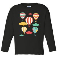 Hot Air Balloon Balloonist Hot Air Balloon Ride Toddler Long Sleeve Shirt