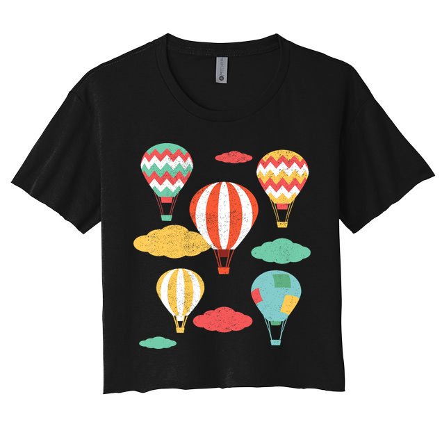 Hot Air Balloon Balloonist Hot Air Balloon Ride Crop Top