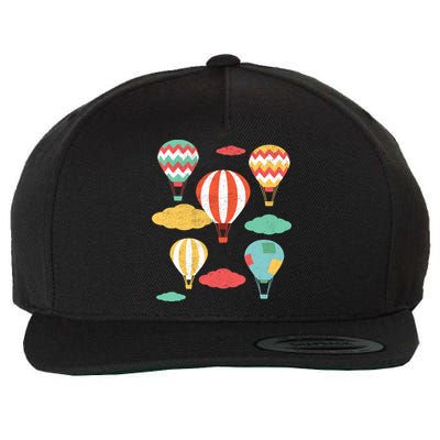 Hot Air Balloon Balloonist Hot Air Balloon Ride Wool Snapback Cap