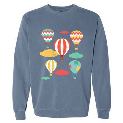 Hot Air Balloon Balloonist Hot Air Balloon Ride Garment-Dyed Sweatshirt