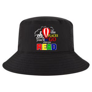 Hot Air Balloon Oh The Places You’Ll Go When You Read Cool Comfort Performance Bucket Hat