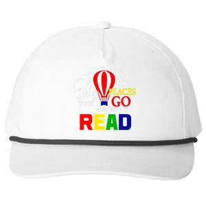 Hot Air Balloon Oh The Places You’Ll Go When You Read Snapback Five-Panel Rope Hat