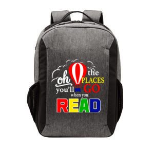 Hot Air Balloon Oh The Places You’Ll Go When You Read Vector Backpack