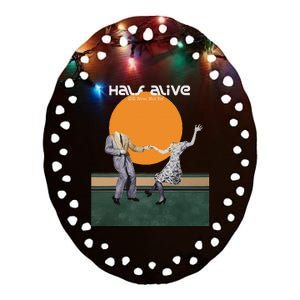 Halfs Alive Band Ceramic Oval Ornament