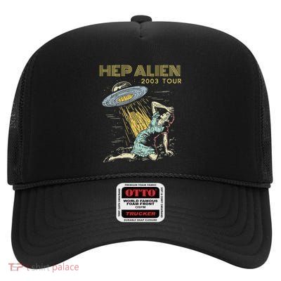 Hep Alien Band Pop Culture High Crown Mesh Back Trucker Hat