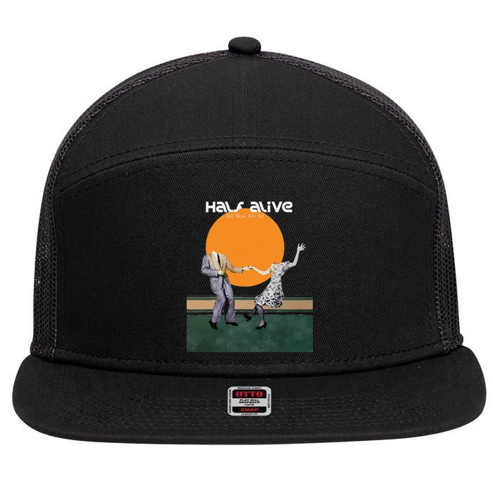 Halfs Alive Band 7 Panel Mesh Trucker Snapback Hat